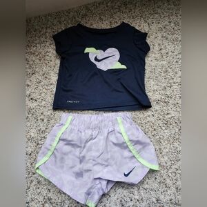 Baby Girl Nike Shirt/Short Set